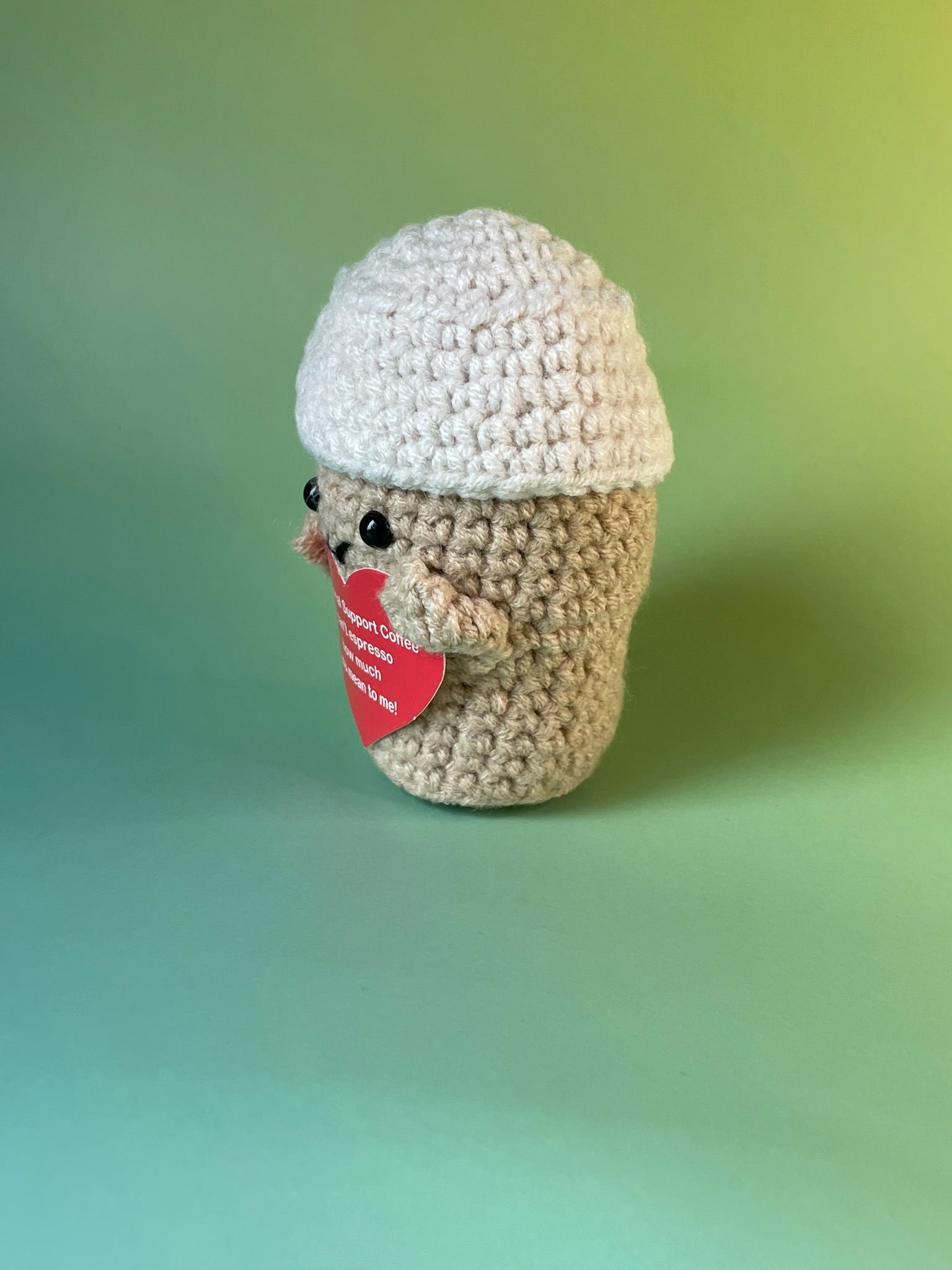 Gehäkelter Kaffee ToGo-Becher sietlich