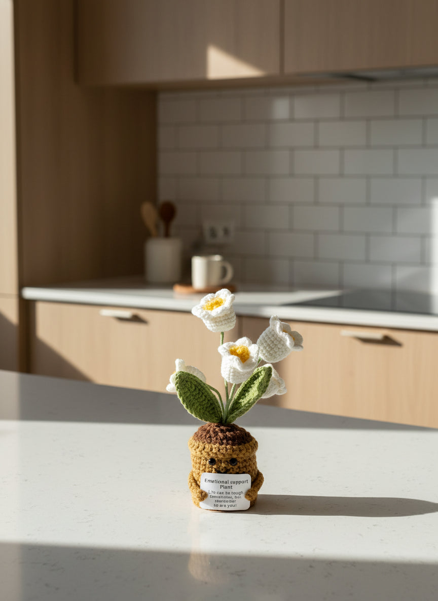 Glockenblume - Emotional Support Plant in einer Küche