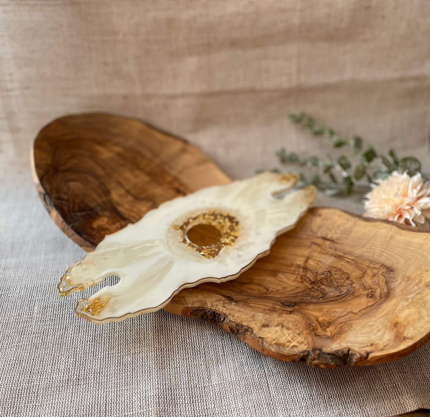 Wine Butler Epoxidharz | Handgefertigt | Weinglashalter | Hochzeitsgeschenk