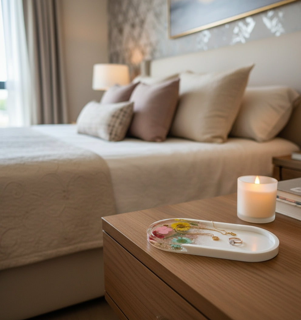 Als Schmuckschale im Schlafzimmer