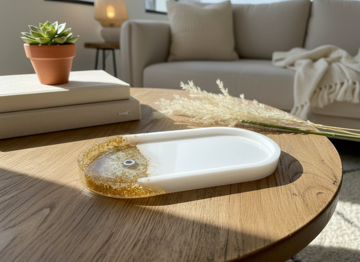 Schmuckschale mit eingearbeitetem türkischen Auge Nazar-Amulett - Detailansicht